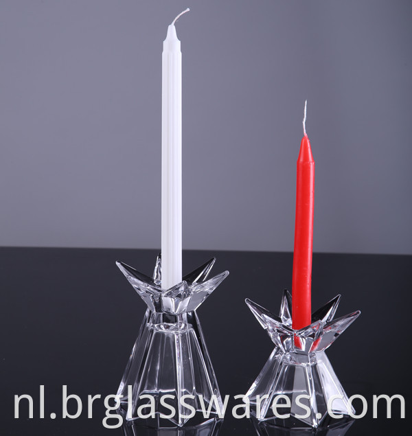 Set of 2 Unique Shine Star Candlestick Holder